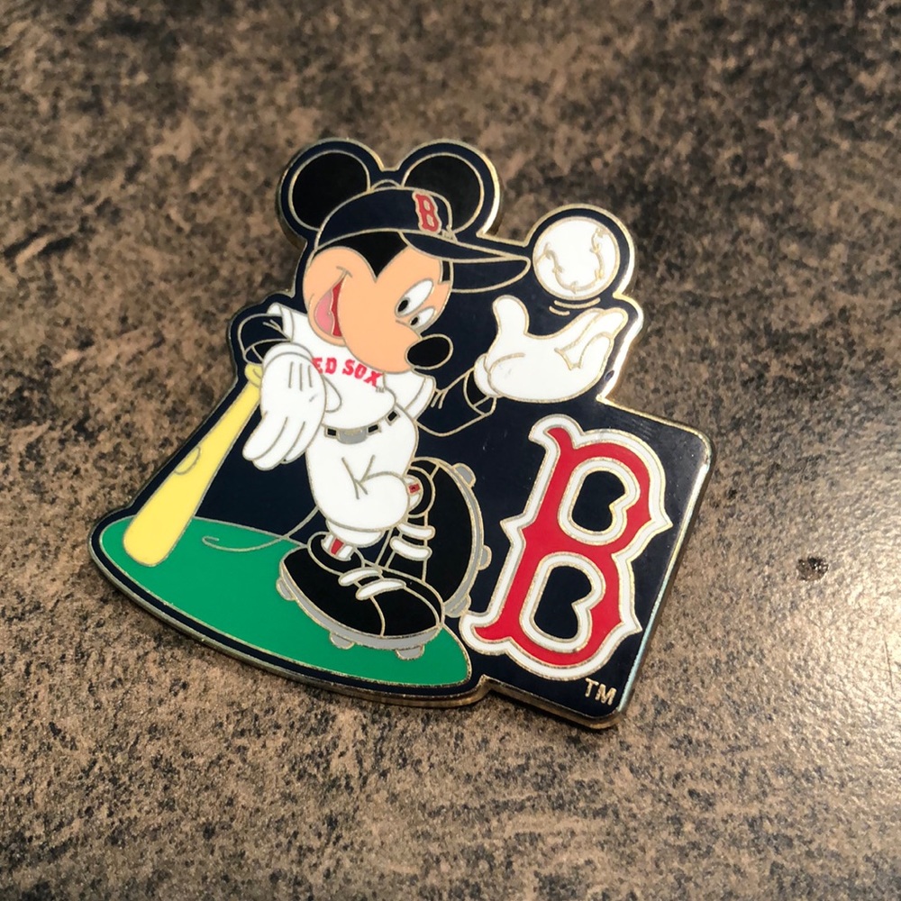 Boston Red Sox Mickey Mouse Pin